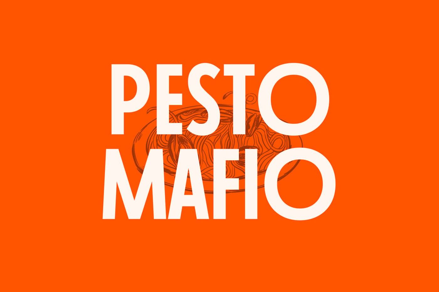 Pesto Mafio font specimen