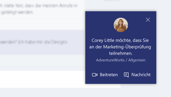 Einladung zu einer Besprechung