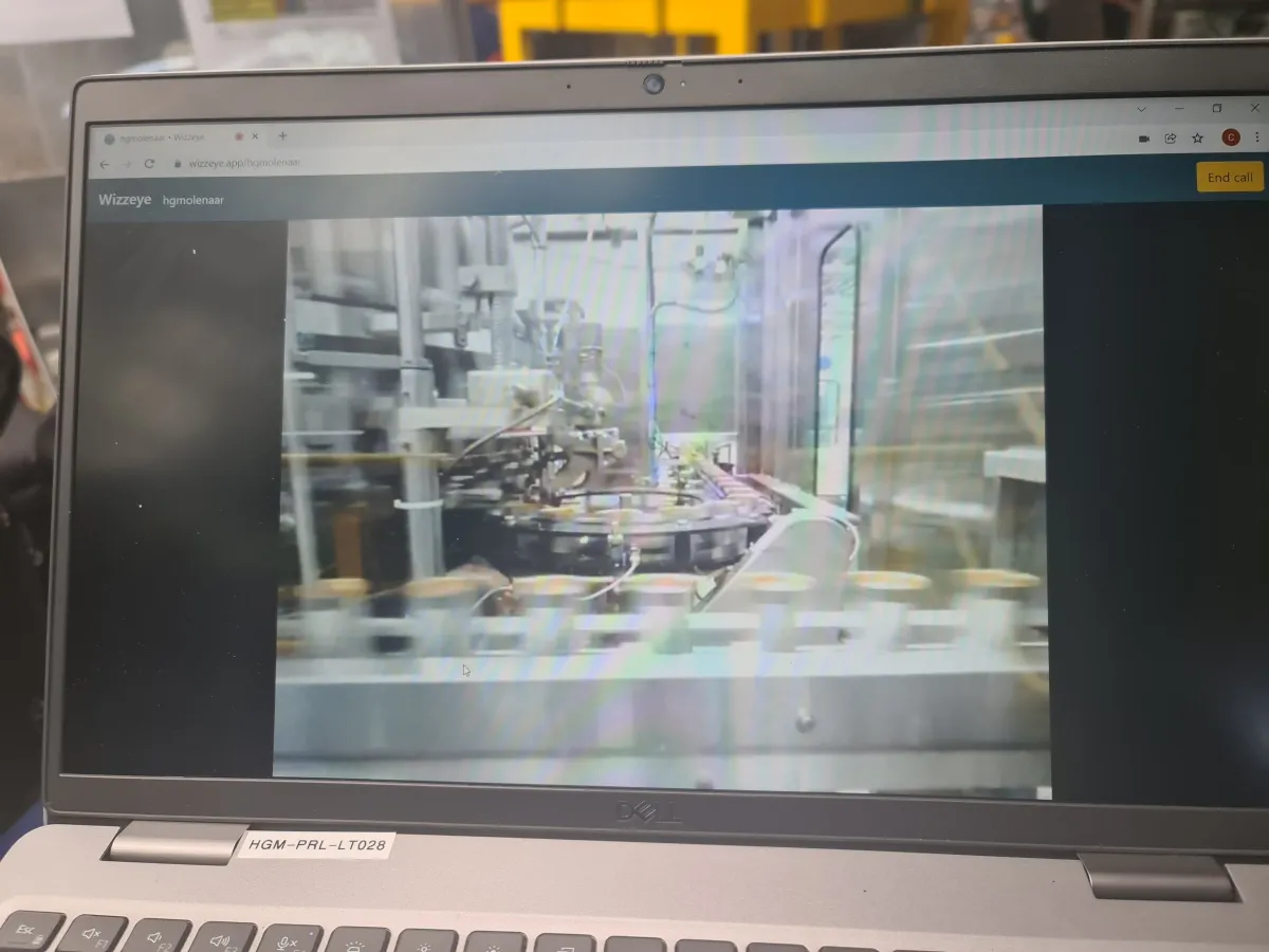 HG Molenaar's expert technicians providing instant feedback from a distance via video collaboration