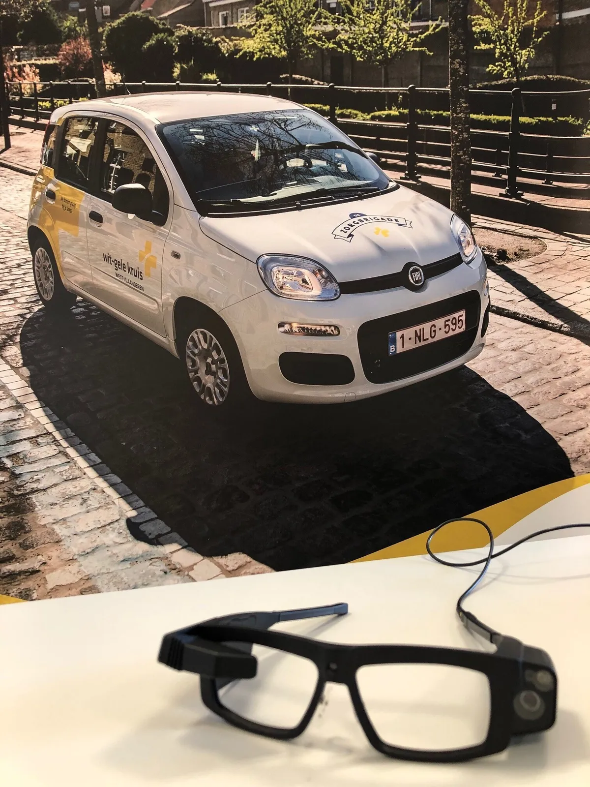 Wit Gele Kruis trials Iristick smart glasses