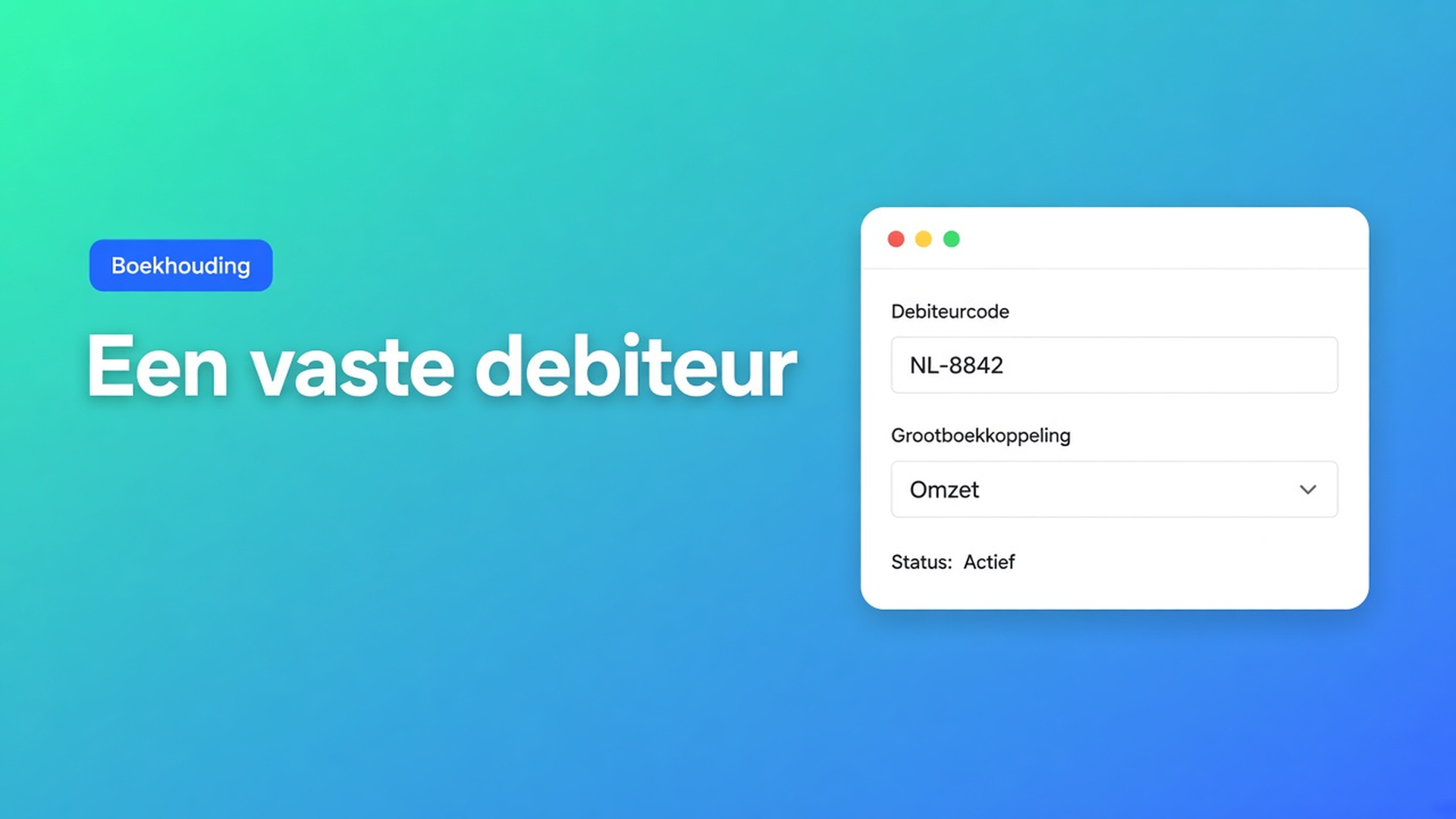 Shopify vaste debiteur e-Boekhouden: alle weborders op één relatie, of per klant. POS heeft een eigen veld. Leeg factuuradres? Zet de standaardcode.
