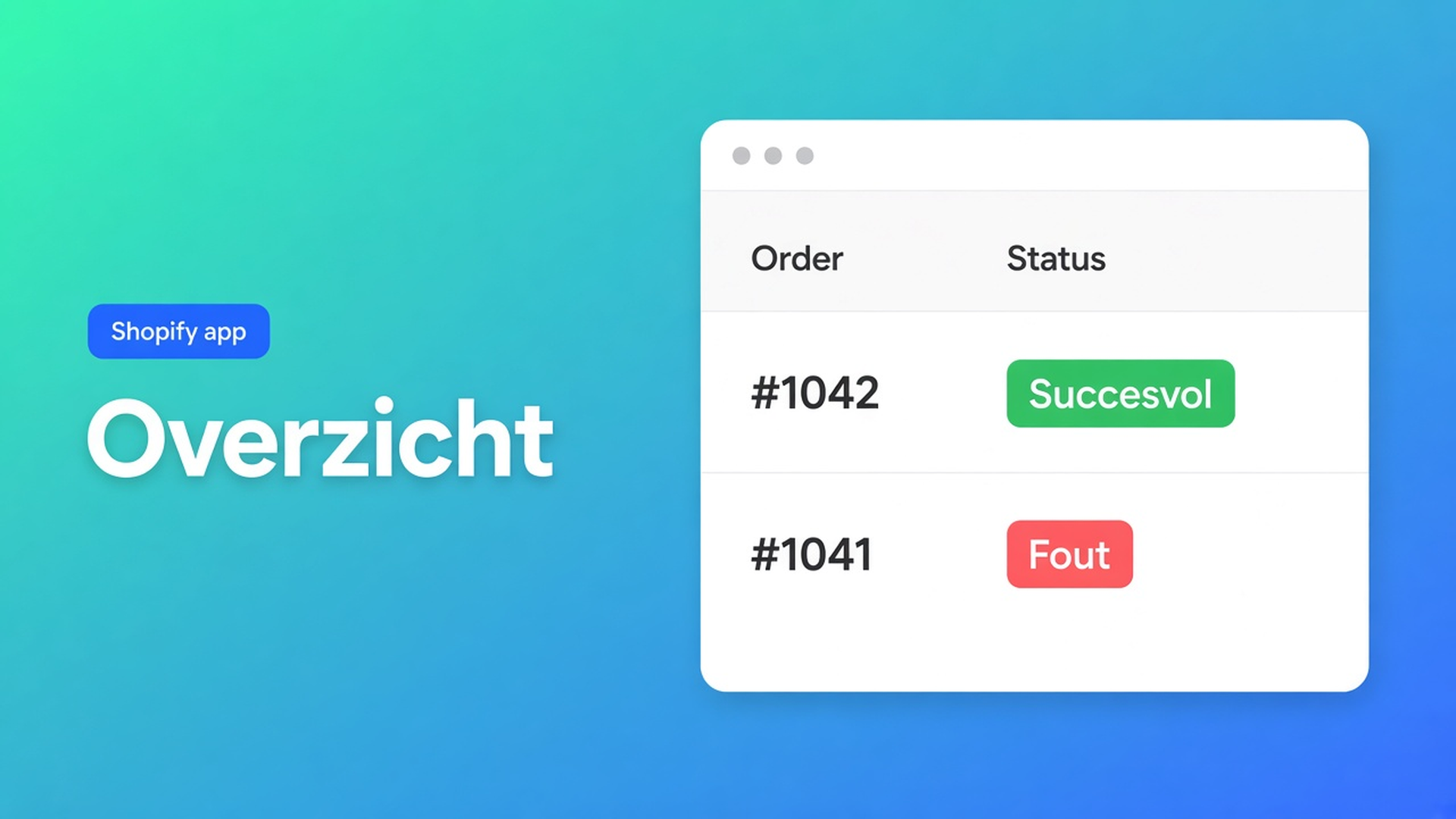 Shopify e-Boekhouden sync fouten: API-key, grootboekmapping of refund-flow. Lees het overzicht, fix de oorzaak, duw daarna — zonder dubbele boeking.