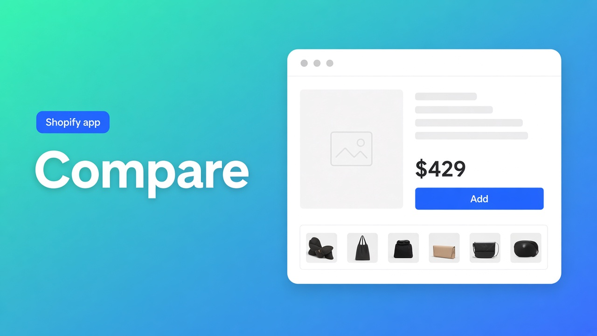 Shopify comparison table product page setup: Compare button theme block, or Add to compare under the price. Tray and modal still need the app embed.