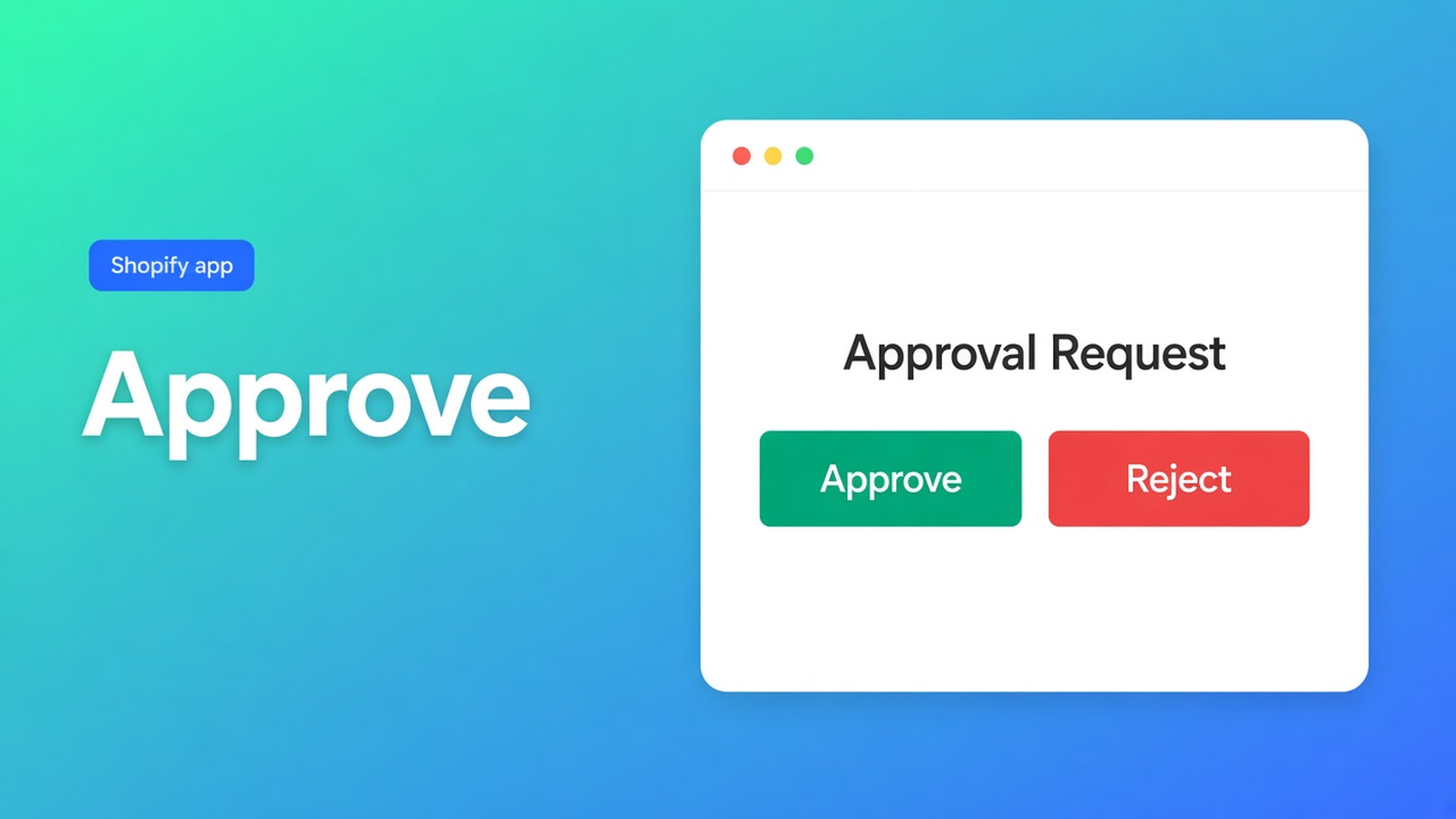 Shopify B2B registration approval workflow: application in, you approve or reject, then a group tag. No open wholesale while requests sit in a queue.