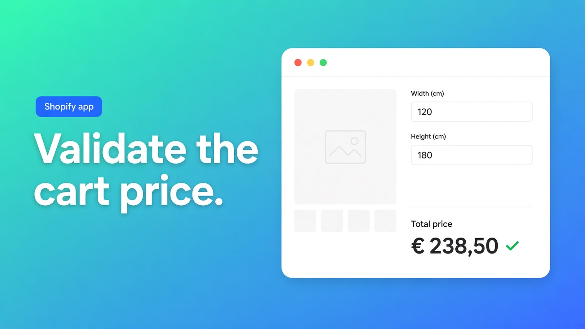 Shopify server-side price validation: a live calculator in the browser is not enough. Make the cart verify the same quoted total.