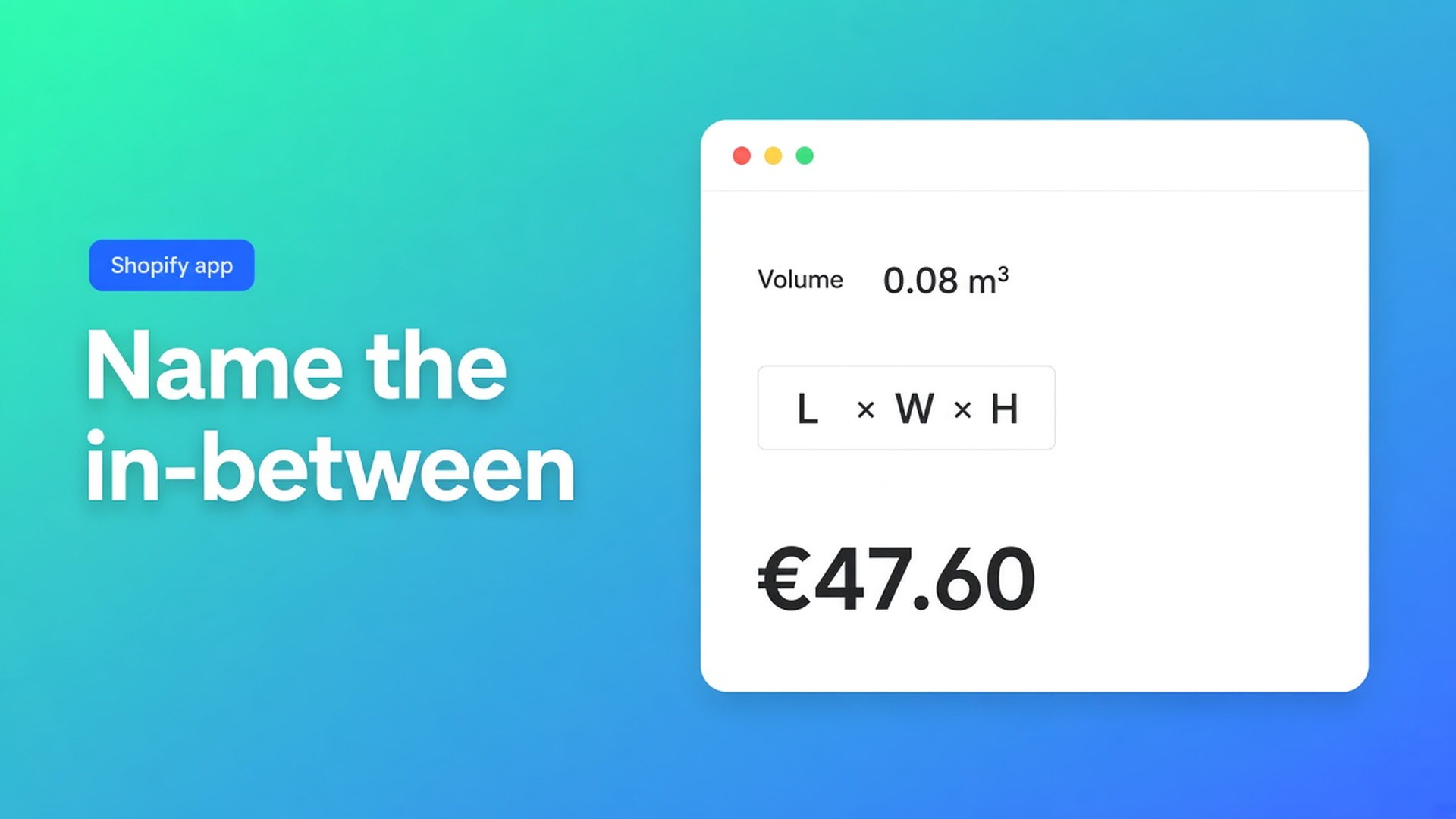 Shopify computed properties price calculator: store area or setup once as a custom variable, reuse it in the final formula, no extra variants.
