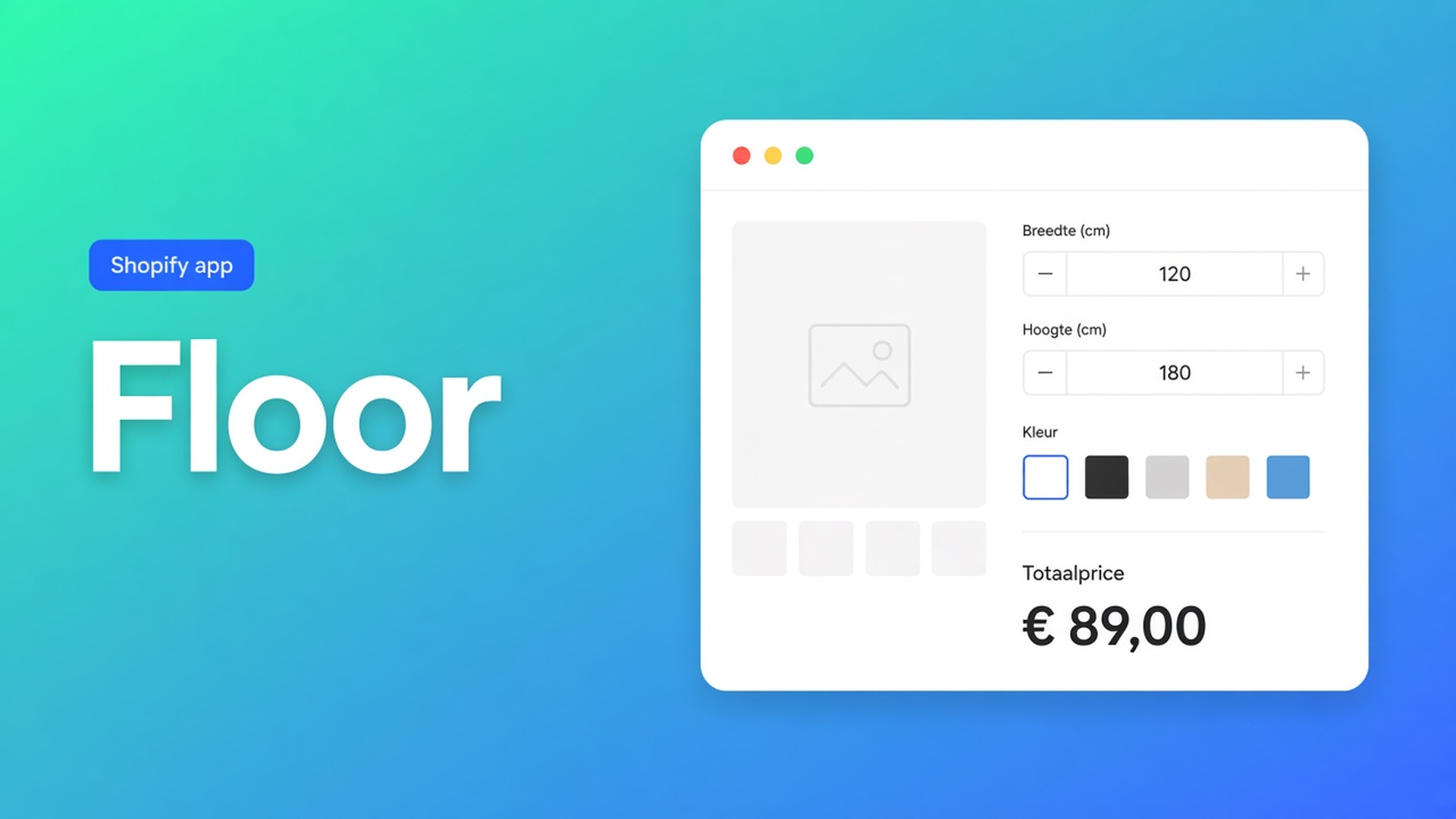 Shopify price formula Math.min Math.max: a floor under area pricing, a cap on oversized inputs, rounding last. Live on the product page, no extra SKUs.