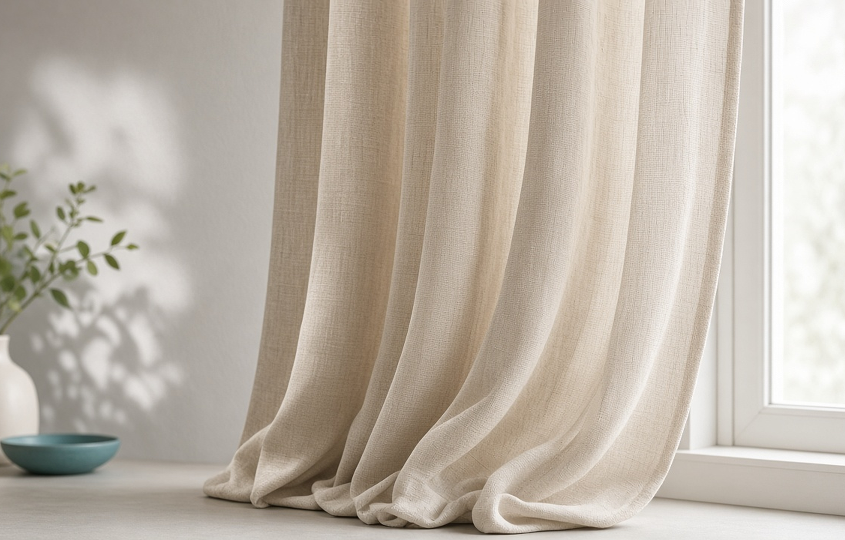 Atelier linen curtains demo
