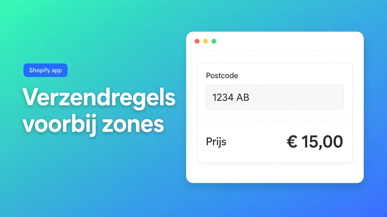 Postcode, afmetingen of klanttags sturen je verzendprijs? Must-haves, het Advanced-plan, en wanneer OO Shipping Rates & Rules past.