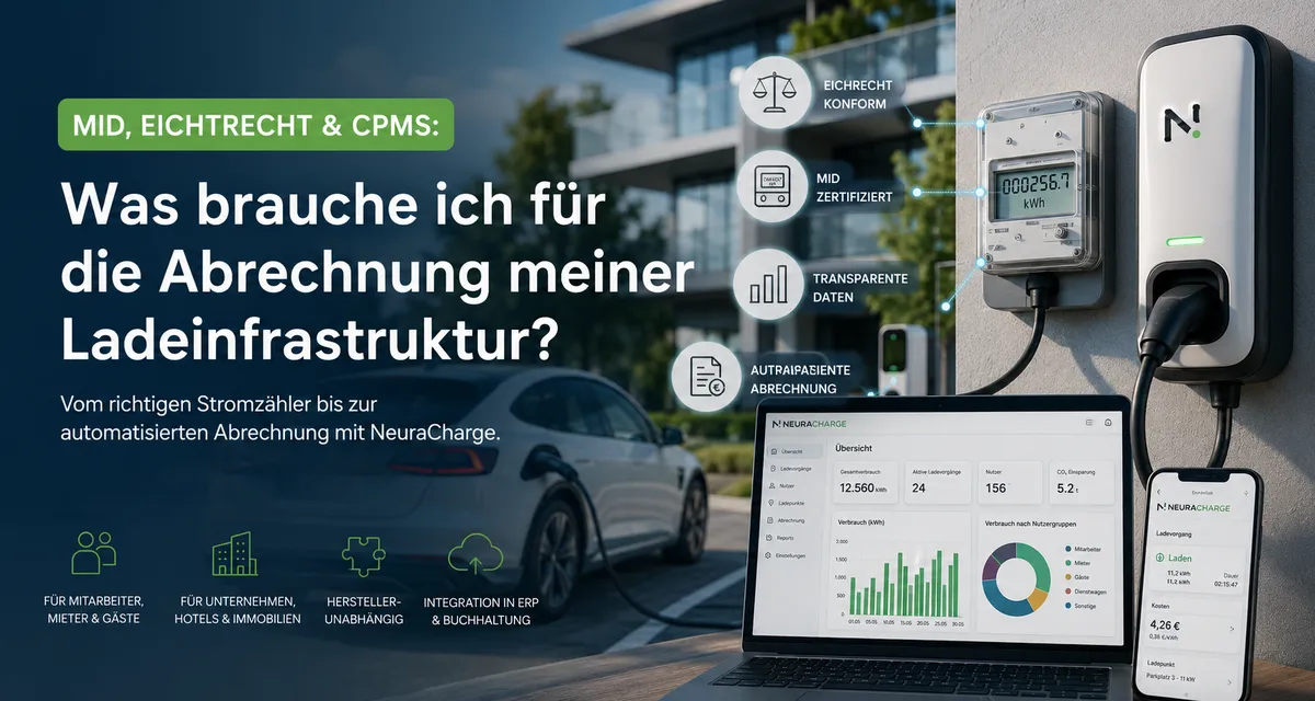 MID, Eichrecht & CPMS: Was brauche ich für die Abrechnung?