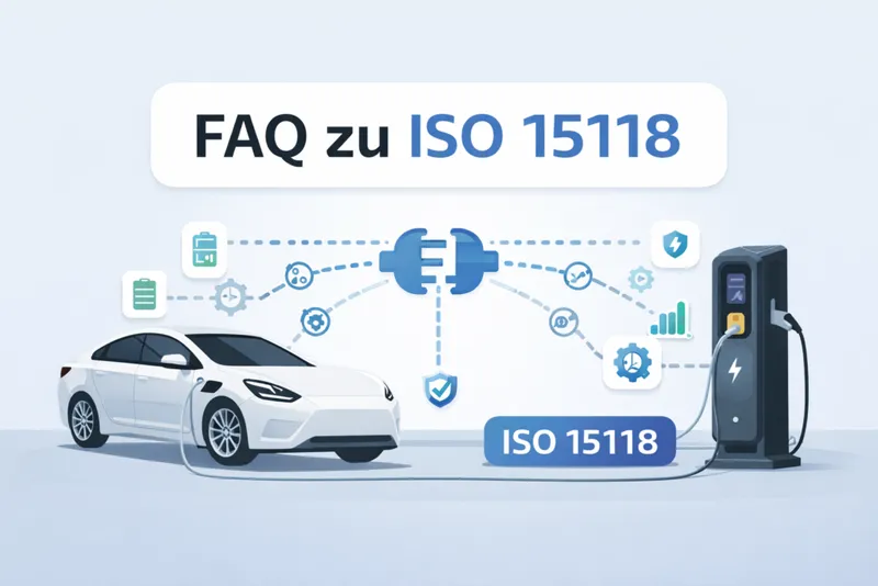 ISO 15118: Der Standard für intelligente Kommunikation zwischen E-Auto und Ladestation