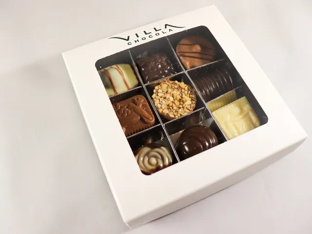 Chocolade Cadeau Box 9-vaks bonbons