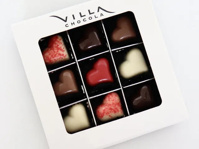 Chocolade Cadeau Box 9-vaks Hartjes