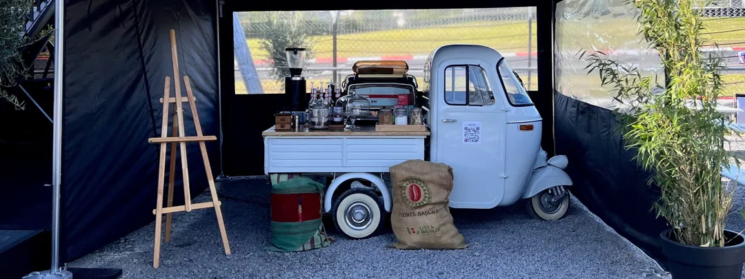 Kaffeebar auf der Expo