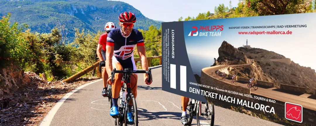 Gewinne ein Radsport-Urlaub mit Philipps Bike Team auf Mallorca!