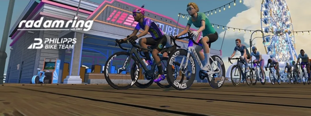 Zwiften mit Rad am Ring – Indoor-Cycling ab November