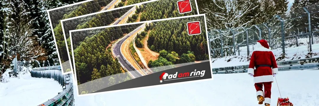 Weihnachtsgutscheine: Rad am Ring verschenken