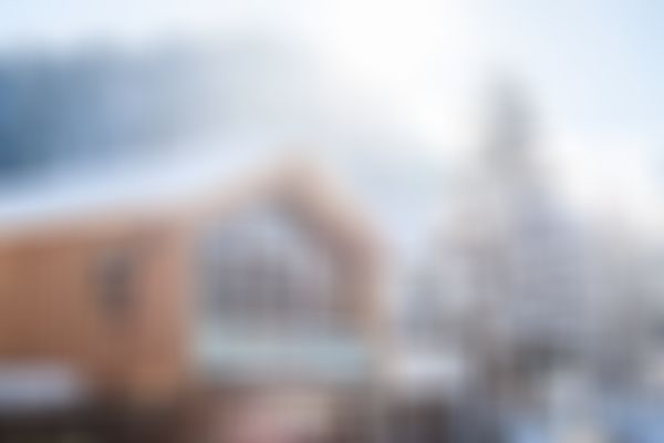 building of sport & mode kessler in the winter