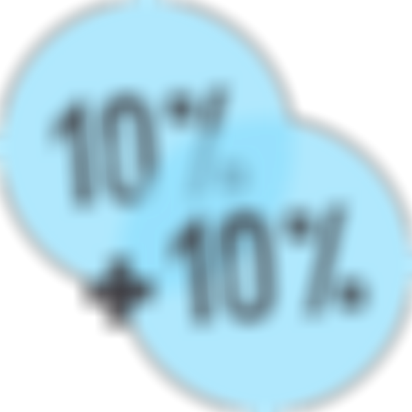 Vorteil zwei mal 10%