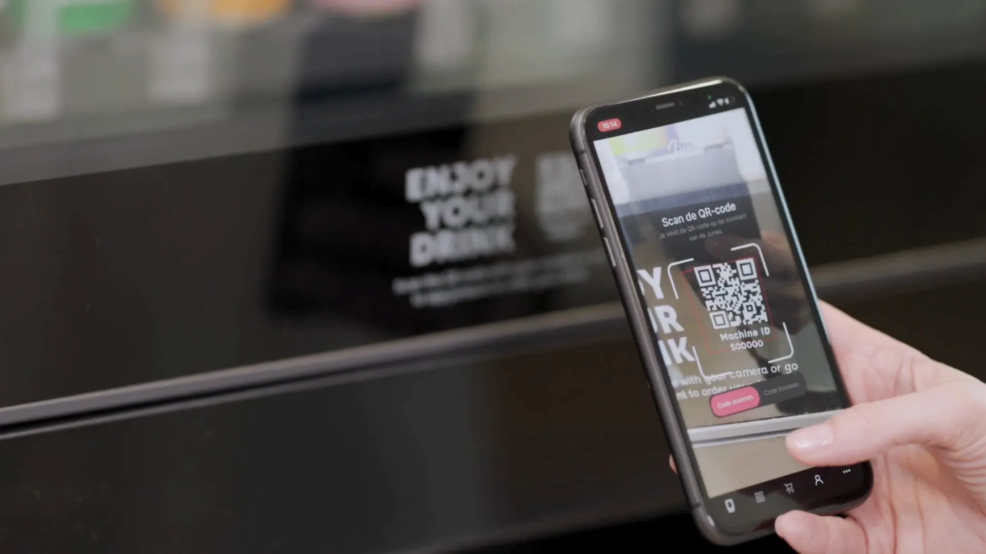 Scan. Pick. Enjoy. met een Junea Drinks
