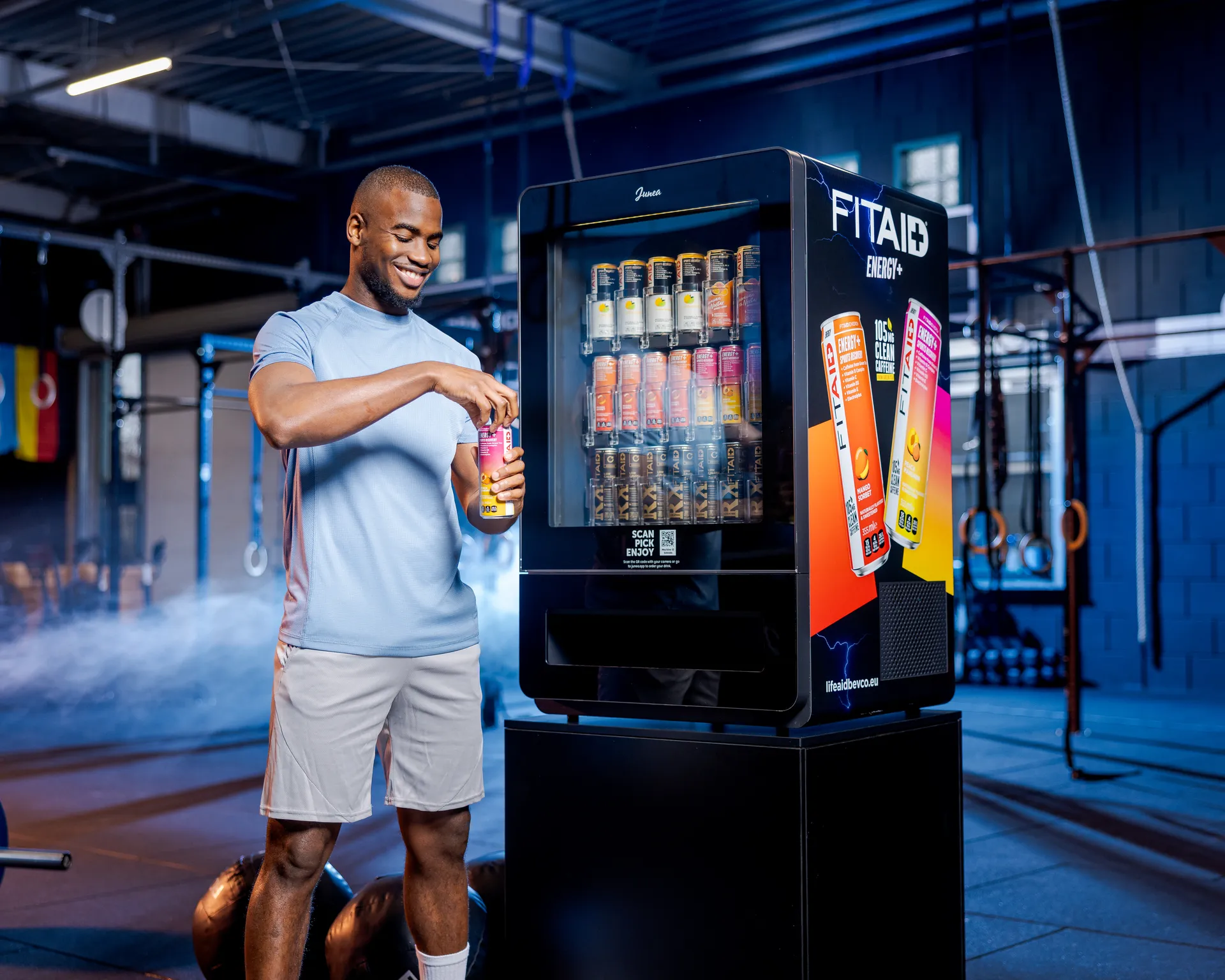 De Junea Drinks gevuld met FITAID
