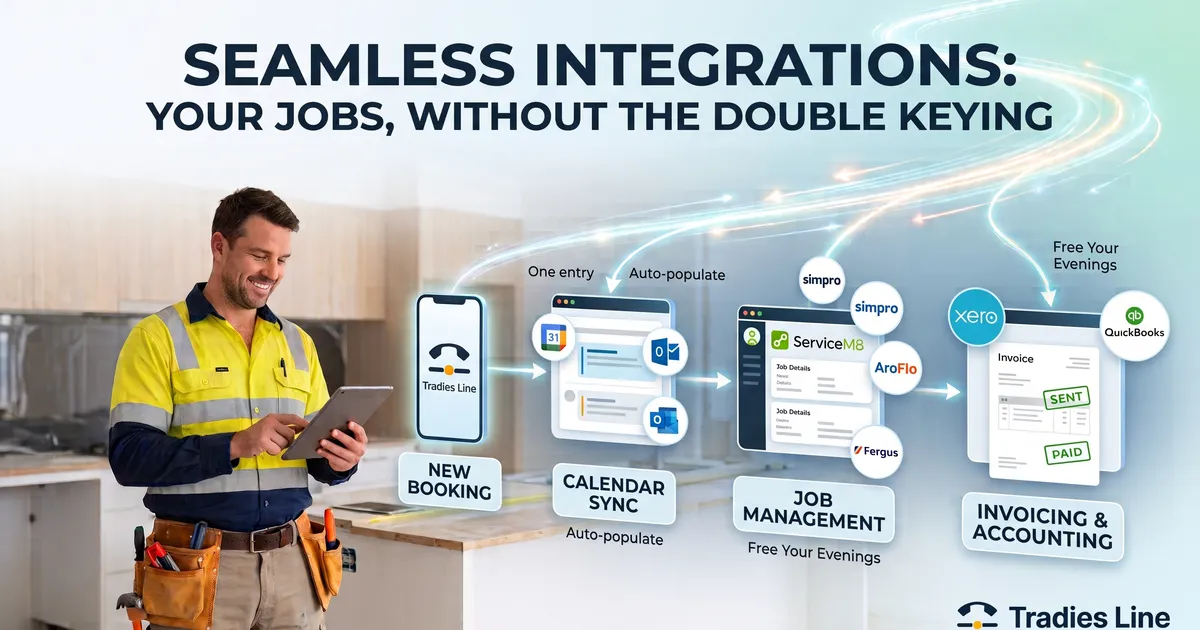Seamless integrations: your jobs, without the double booking