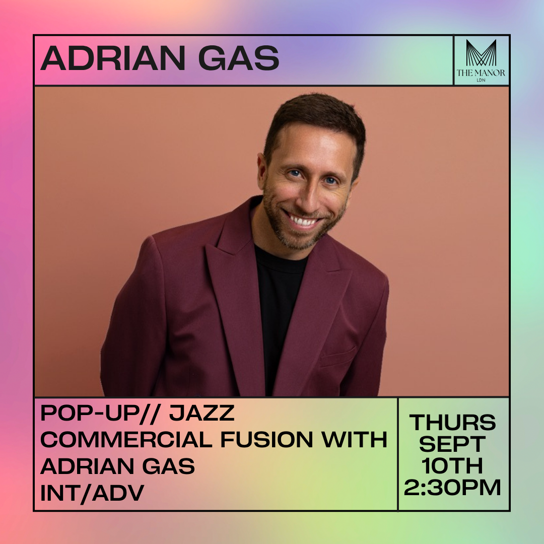 Jazz Commercial Fusion with Adrian Gas — Thu 10 September