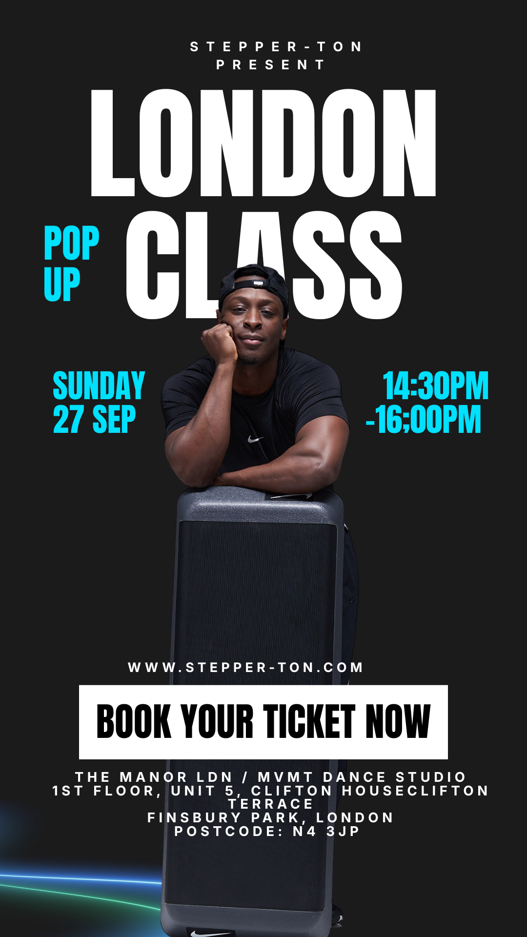 Stepper-Ton London Pop-Up with Julius Burphy