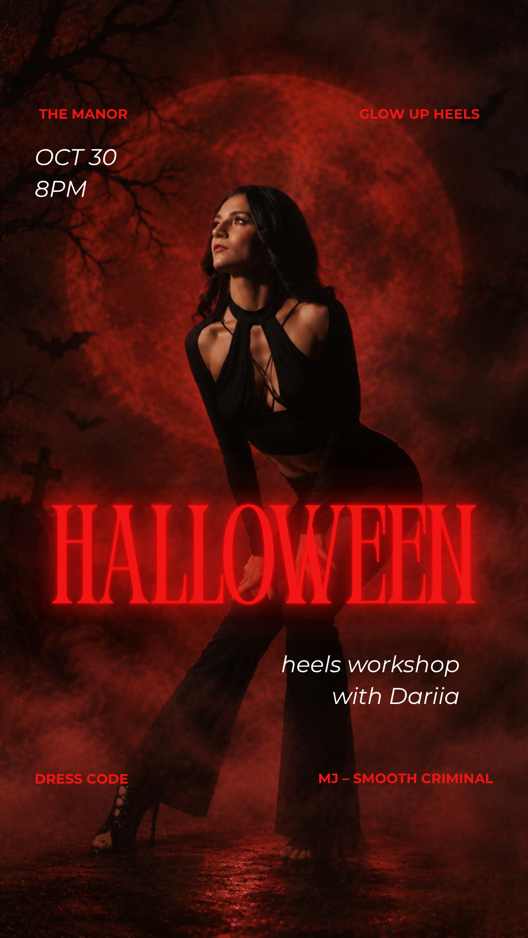 Halloween Heels Workshop with Dariia «Glow Up Heels»