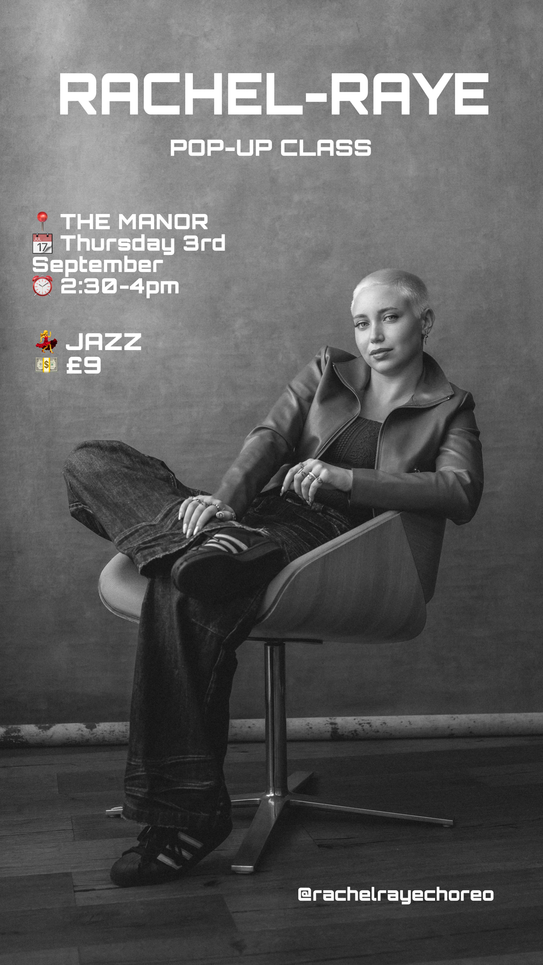 Jazz Class with Rachel-Raye — Thu 3 September
