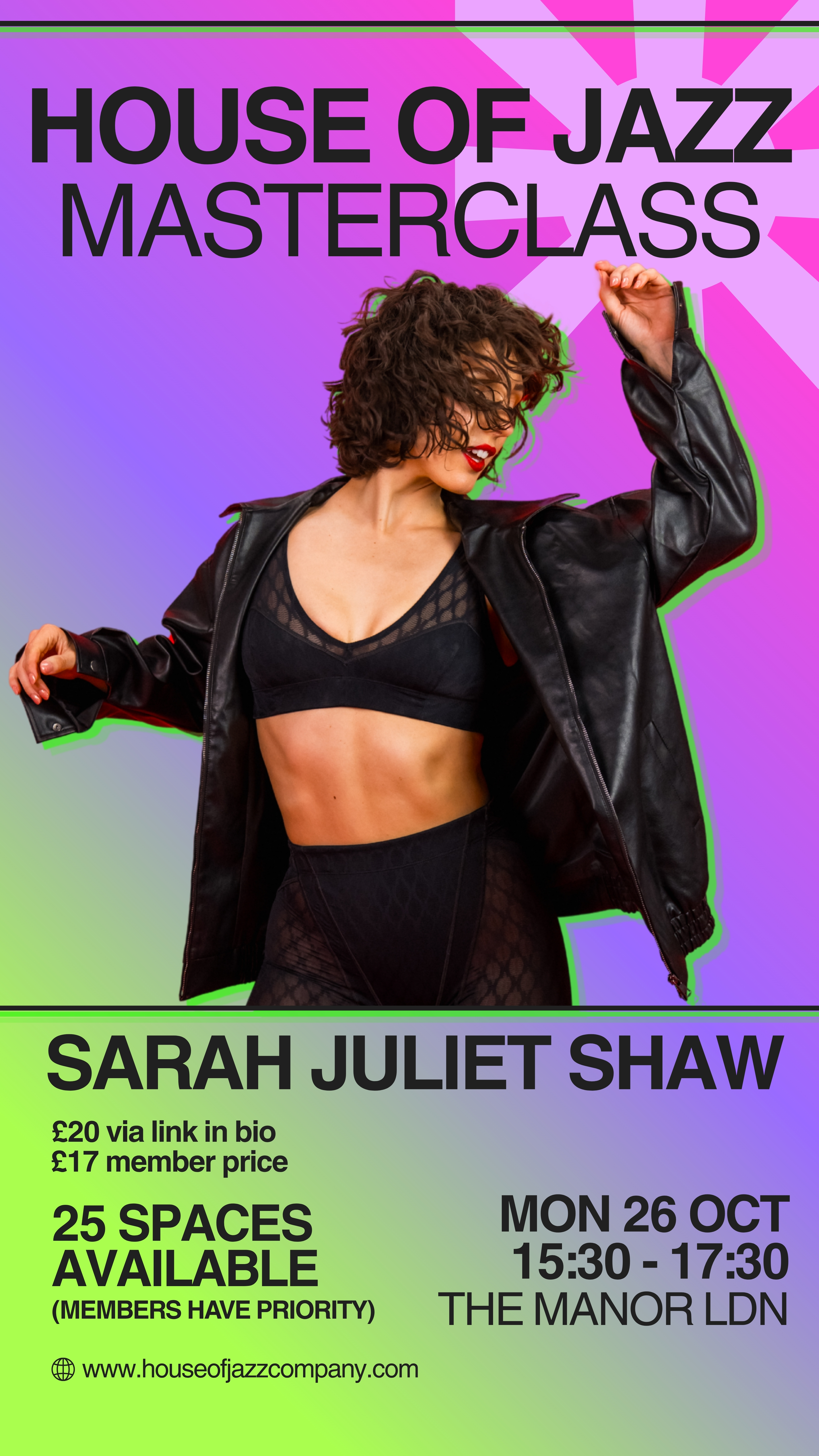 HOJ Pop-Up Class w/ Sarah Juliet Shaw
