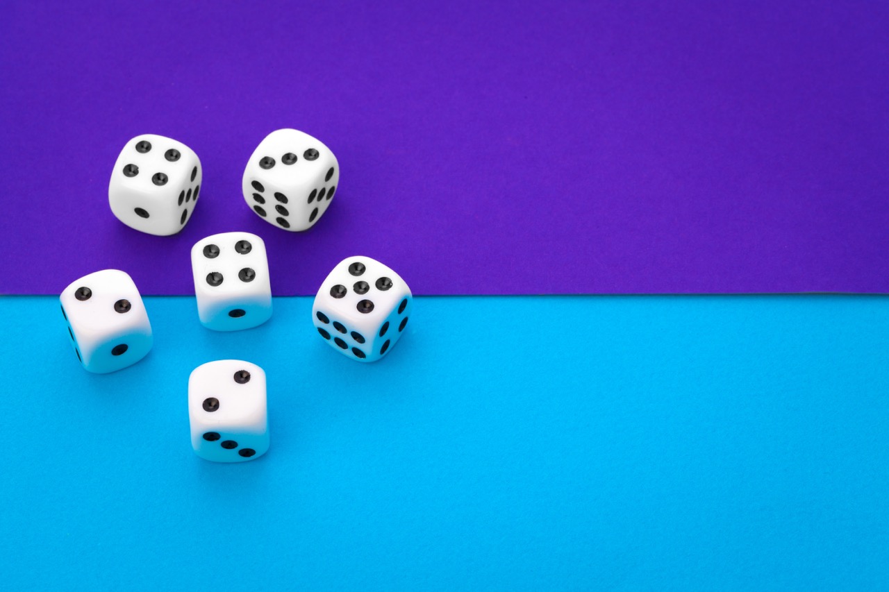 6 dobbelstenen met verschillende ogen