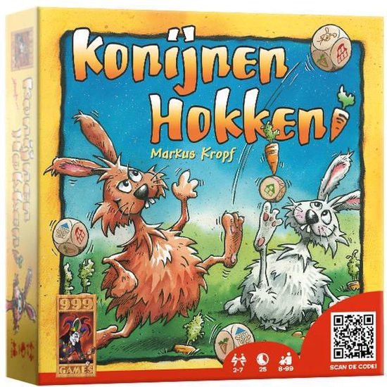 Konijnen Hokken Dobbelspel