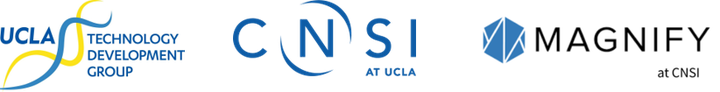 UCLA Technology Development Group, CNSI at UCLA and Magnify at CNSI logos