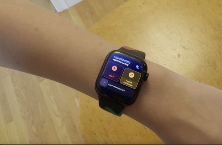 EpiWatch seizure monitoring on a smartwatch