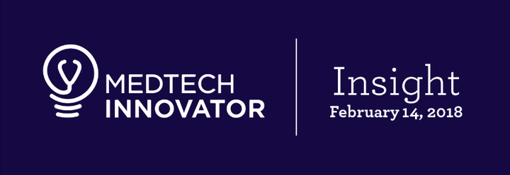 MedTech Innovator Insight newsletter banner, February 14, 2018