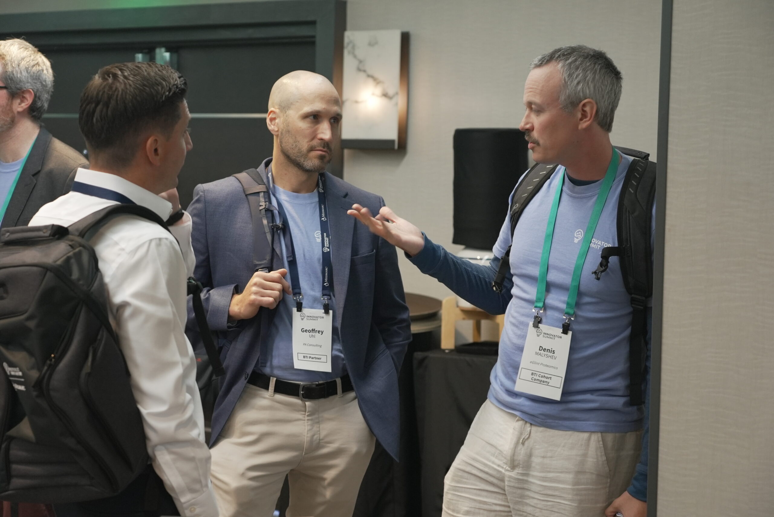 Attendees in conversation at the 2026 Innovator Summit