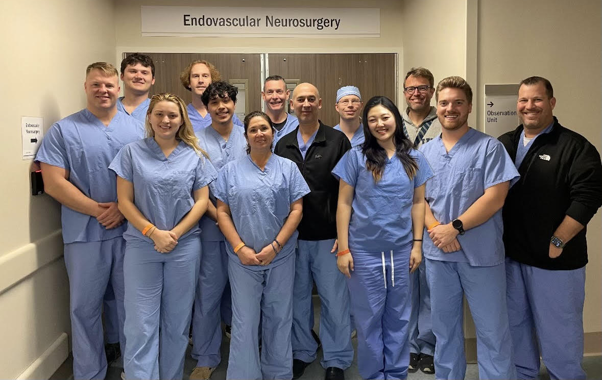 medascend fellows group photo in scrubs