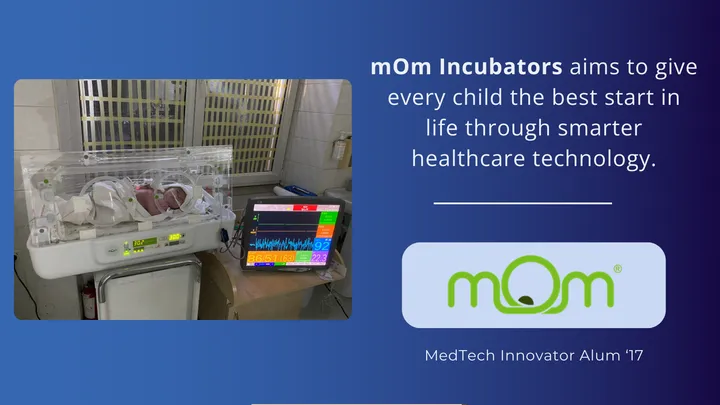 mOm Incubators aims to give every child the best start in life through smarter healthcare technology