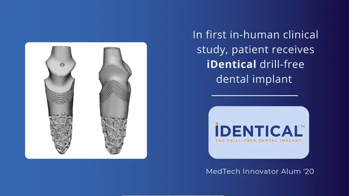In first in-human clinical study, patient receives iDentical drill-free dental implant