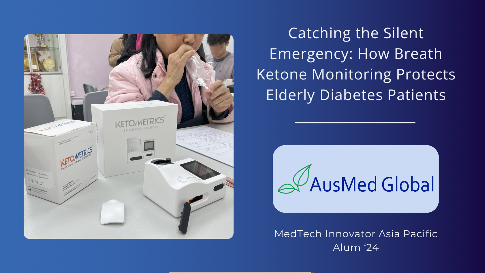 AusMed Global patient story graphic