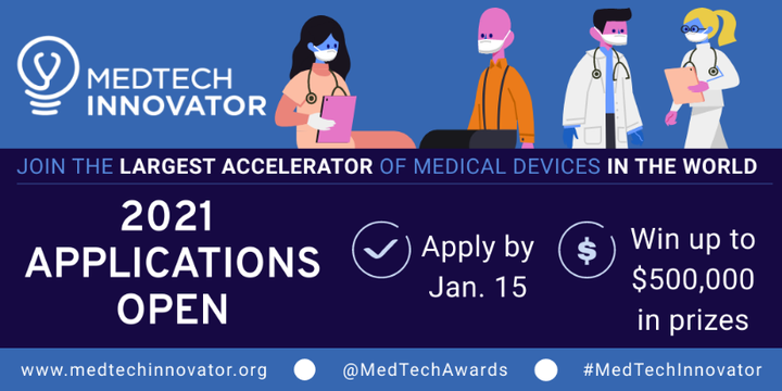 MedTech Innovator 2021 applications open