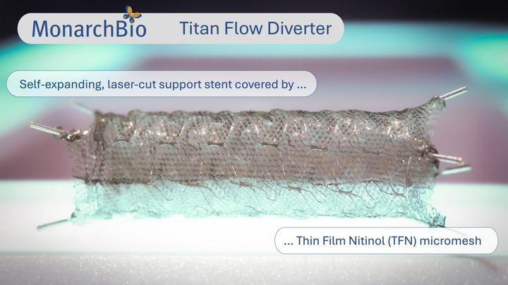 MonarchBio Titan stent product image