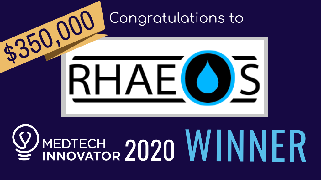 Rhaeos, MedTech Innovator 2020 $350,000 winner