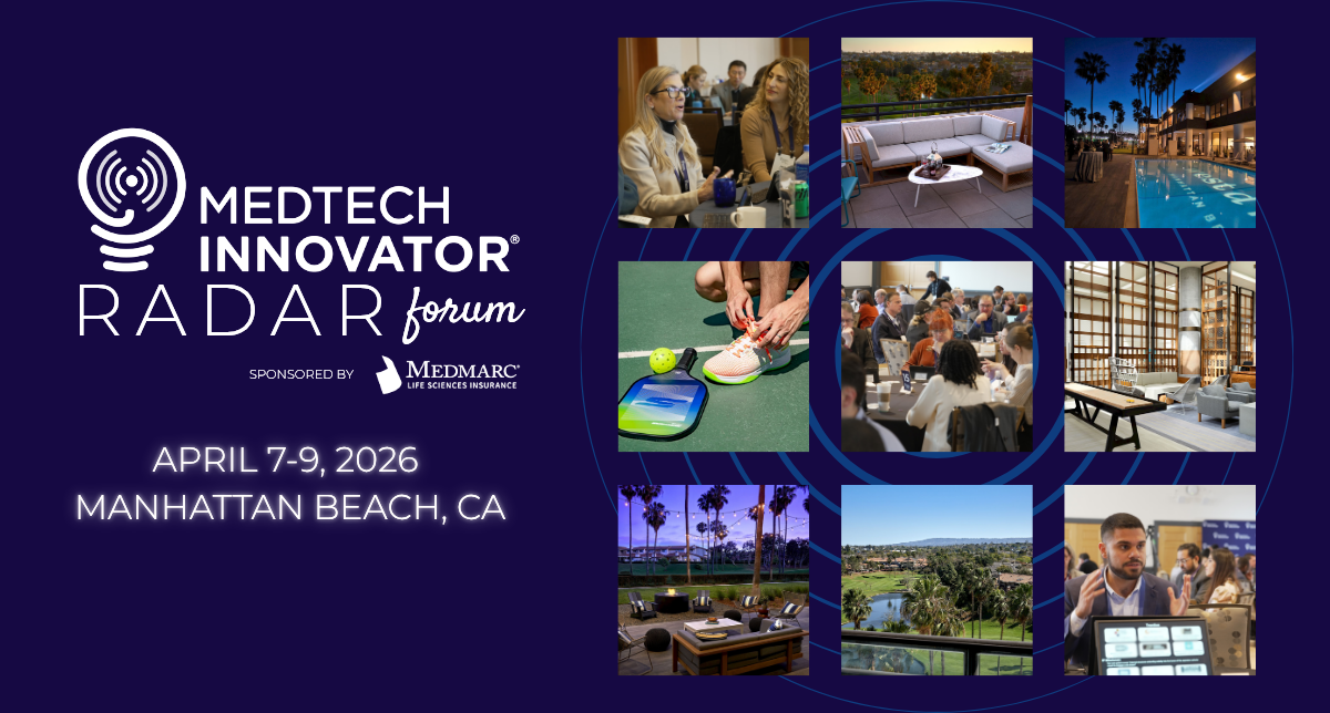 MedTech Innovator Radar Forum banner