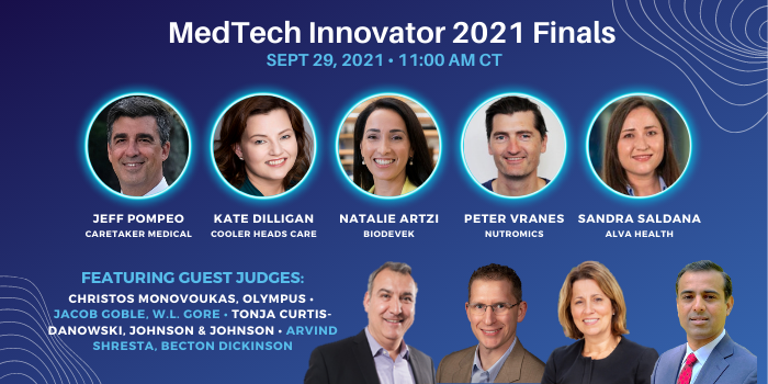 MedTech Innovator 2021 Finals finalists and guest judges