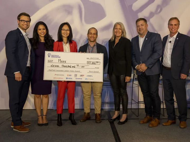 MedTech Innovator Announces Phiex Technologies as Inaugural 2022 Vision Award Winner at WSGR Device Conference