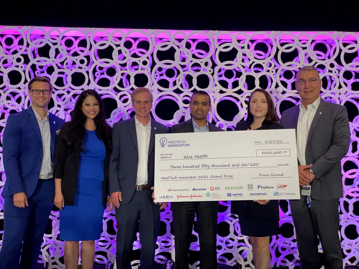 MedTech Innovator Names Alva Health as 2021 Global Competition Winner at The MedTech Conference