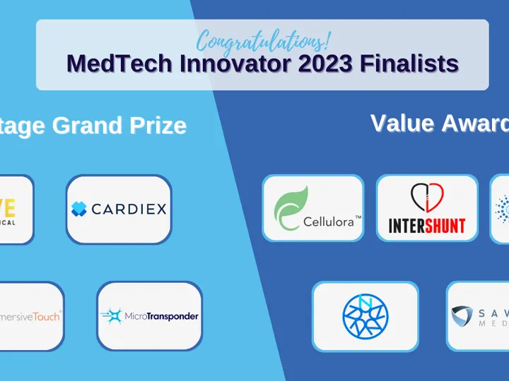 MedTech Innovator Announces Finalists of Inaugural $200,000 Mid-Stage Competition