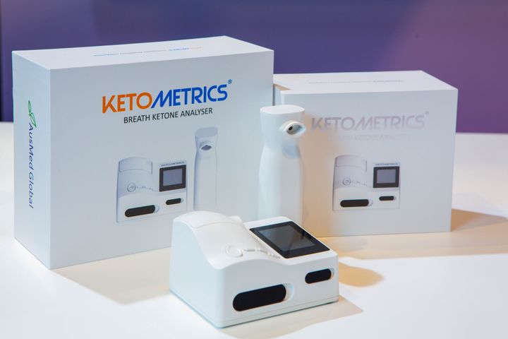 KetoMetrics breath ketone analyser by AusMed